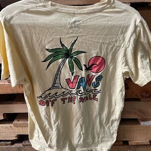 Light yellow boys 10/12(M) VANS SHIRT